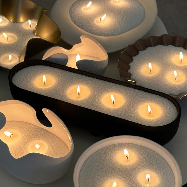Candle Sand 3kg/6.6 lb Bucket + 100 Wicks by Candlera®